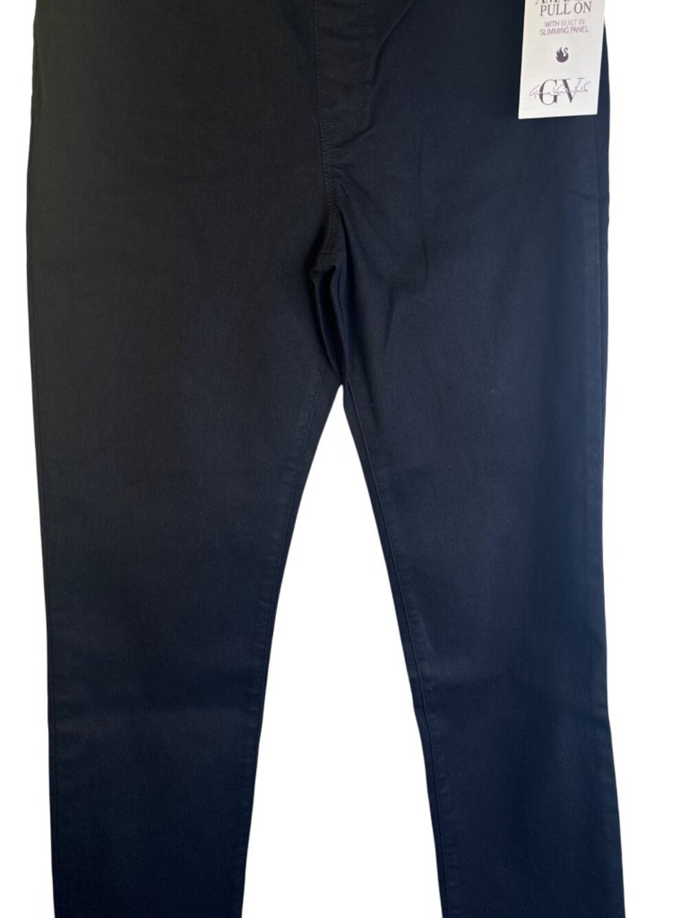 New Gloria Vanderbilt Size 10 Amanda Black Pull-On Slimming Stretch Pants - Picture 9 of 14